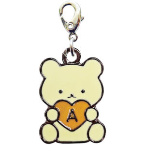 キャスト製　3㎝　ファスナーチャーム　ジッパーアクセサリー　くまちゃん　A