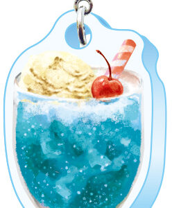 スリーシーエム　ようこそレトロ商店街　バッグチャーム　ジッパーアクセサリー　ブルーハワイ