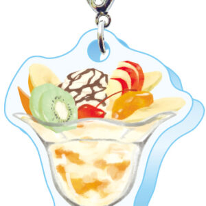 スリーシーエム　ようこそレトロ商店街　バッグチャーム　ジッパーアクセサリー　パフェ