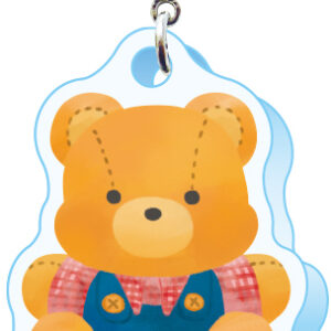 スリーシーエム　ようこそレトロ商店街　バッグチャーム　ジッパーアクセサリー　クマのぬいぐるみ