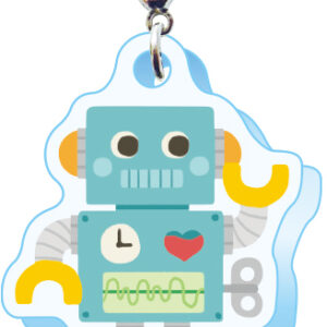 スリーシーエム　ようこそレトロ商店街　バッグチャーム　ジッパーアクセサリー　ブリキロボット