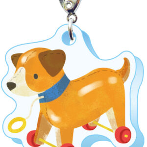 スリーシーエム　ようこそレトロ商店街　バッグチャーム　ジッパーアクセサリー　コロコロわんわん