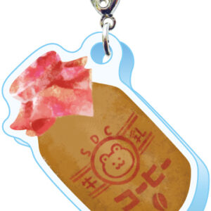 スリーシーエム　ようこそレトロ商店街　バッグチャーム　ジッパーアクセサリー　コーヒー牛乳瓶