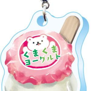 スリーシーエム ようこそレトロ商店街 バッグチャーム ジッパーアクセサリー くまくまヨーグルト