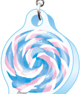 スリーシーエム　ようこそレトロ商店街　バッグチャーム　ジッパーアクセサリー　ペロペロキャンディ