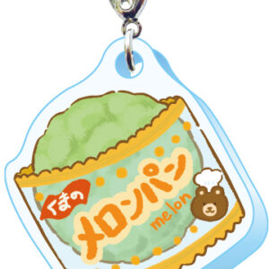 スリーシーエム　ようこそレトロ商店街　バッグチャーム　ジッパーアクセサリー　メロンパン