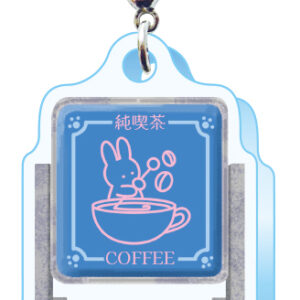 スリーシーエム　ようこそレトロ商店街　バッグチャーム　ジッパーアクセサリー　純喫茶看板