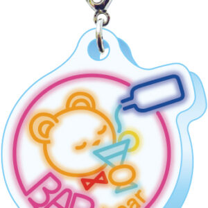 スリーシーエム　ようこそレトロ商店街　バッグチャーム　ジッパーアクセサリー　ネオン看板