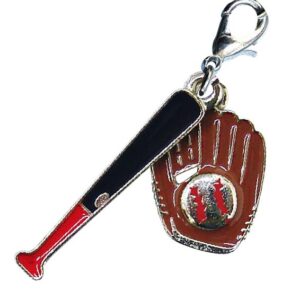 スリーシーエム 部活・学園バッグチャーム ジッパーアクセサリー 野球部 (ボールⅡ)