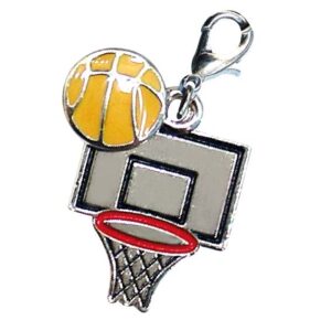 スリーシーエム 部活・学園バッグチャーム ジッパーアクセサリー バスケットボール (ゴール)