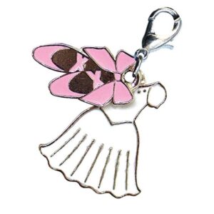 部活・学園バッグチャーム　ジッパーアクセサリー　バレエ