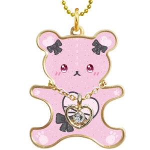 べアコレ48 heart-bear ファンタジーな可愛さ ハートフレームチャームネックレス