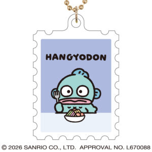 ハンギョドン サンリオキャラクターズ 切手風アクリルキーチェーン