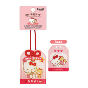 サンリオキャラクターズ　オーロラお守り風ストラップ　ハローキティ　